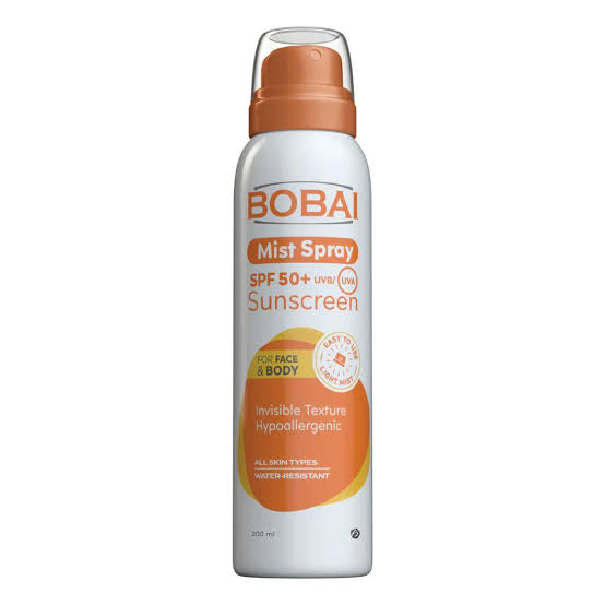 Bobai Sunscreen Mist Spray Face & Body Spf50