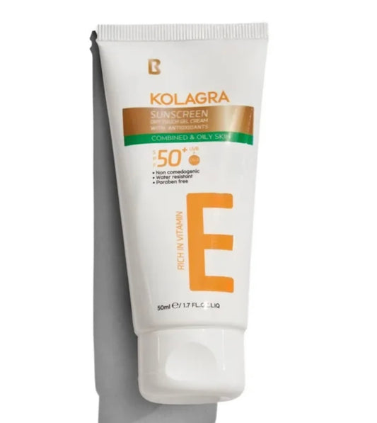 Kolagra sunscreen drytouch gel cream spf50 50ml