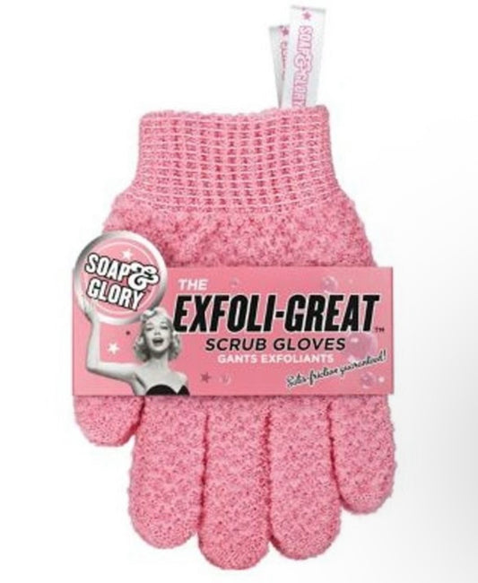 Soap & Glory exfoliating scrub gloves