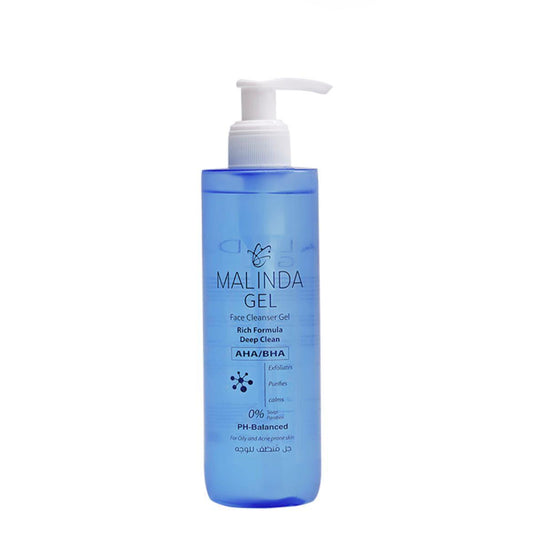 Malinda gel face cleanser 250ml