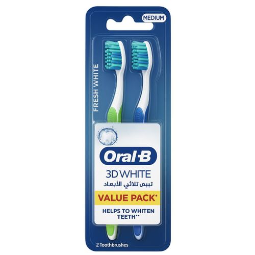 Oral-B 3D-White 2 toothbrush offer-Medium